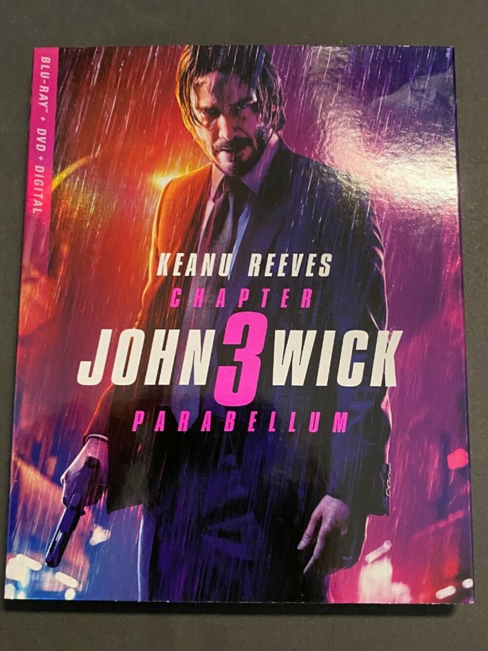 NEW SEALED Lionsgate John Wick Chapter 3 Parabellum Blu-ray DVD Slipcover